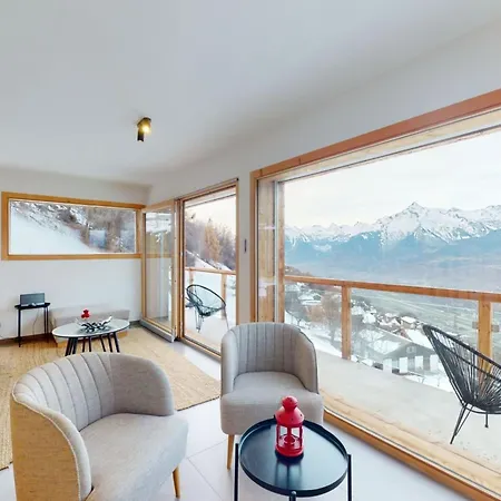 木屋 Chalet In Les Agettes With Terrace